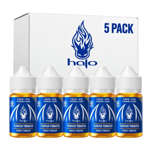 Halo Turkish Tobacco 60ml — 5-Pack Bundle